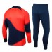 24/25 Paris Saint-Germain PSG Red Navy Blue Edition Classic Jacket Training Suit (Top+Pant)-5450677