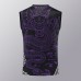 24/25 Real Madrid Training Purple Black Jersey Kit Sleeveless (Vest + Short)-5479499