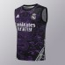 24/25 Real Madrid Training Purple Black Jersey Kit Sleeveless (Vest + Short)-5479499