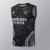 24/25 Real Madrid Training Black White Jersey Kit Sleeveless (Vest + Short)-6322837