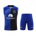 24/25 Inter Milan Training Black Blue Jersey Kit Sleeveless (Vest + Short)-9490850