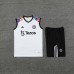 24/25 Manchester United M-U Training White Jersey Kit Sleeveless (Vest + Short)-6967373