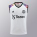 24/25 Manchester United M-U Training White Jersey Kit Sleeveless (Vest + Short)-6967373