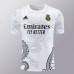 24/25 Real Madrid Training White Gray Jersey Kit short Sleeve (Shirt + Short)-3380774