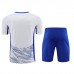 24/25 Inter Milan Training White Blue Jersey Kit short Sleeve (Shirt + Short)-2288256