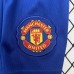 Retro kids 08/09 Manchester United M-U Third Away Blue Kids Jersey Kit short Sleeve (Shirt + Short)-8584276