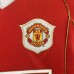 Retro kids 06/07 Manchester United M-U Home Red White Kids Jersey Kit short Sleeve (Shirt + Short)-6881596