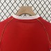 Retro kids 06/07 Manchester United M-U Home Red White Kids Jersey Kit short Sleeve (Shirt + Short)-6881596