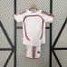 Retro kids 06/07 AC Milan Champions League Away White Red Kids Jersey Kit short Sleeve (Shirt + Short)-2001668