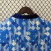 2024 England Trench Coat Reversible Blue Windbreaker Long Sleeve-8725315