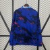 2024 England Trench Coat Reversible Blue Windbreaker Long Sleeve-8725315