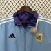 2024 Argentina Trench Coat Reversible Purple Blue Windbreaker Long Sleeve-9664464