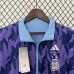 2024 Argentina Trench Coat Reversible Purple Blue Windbreaker Long Sleeve-9664464