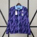 2024 Argentina Trench Coat Reversible Purple Blue Windbreaker Long Sleeve-9664464