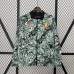 24/25 Manchester United M-U Trench Coat Reversible Black Green Windbreaker Long Sleeve-2096698