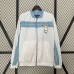 24/25 Lazio Trench Coat Reversible Black White Windbreaker Long Sleeve-919420