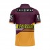 2024 NRL Rugby BRISBANE BRONCOS Jersey Wine Red Orange Rugby Jersey-4011069