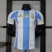 2024 Argentina Home White Blue Jersey Kit short Sleeve (Shirt + Short) (Player Version)-9886966