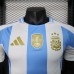 2024 Argentina Home White Blue Jersey Kit short Sleeve (Shirt + Short + Socks) (Player Version)-3788206