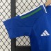 2024 Kids Italy Home Kids Blue Jersey Kit short sleeve (Shirt + Short + Socks)-2665180