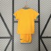 2024 Kids Netherlands Home Kids Orange Jersey Kit short sleeve (Shirt + Short + Socks)-4205527