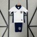 2024 Kids England Home Kids White Jersey Kit short sleeve (Shirt + Short + Socks)-3758554