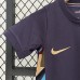2024 Kids England Away Kids Purple Jersey Kit short sleeve (Shirt + Short + Socks)-6878641
