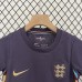 2024 Kids England Away Kids Purple Jersey Kit short sleeve (Shirt + Short + Socks)-6878641