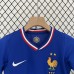 2024 Kids France Home Kids Blue Jersey Kit short sleeve (Shirt + Short + Socks)-4622420