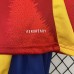 2024 Kids Spain Home Red Kids Jersey Kit short sleeve (Shirt + Short)-2755404