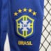 Retro 2004 Kids Brazil Home Yellow Green Kids Jersey Kit short sleeve (Shirt + Short)-3855296