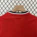 Retro 00/01 Kids Manchester United M-U Home Red White Kids Jersey Kit short sleeve (Shirt + Short)-9673766