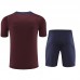 2024 England Wine Red Training Jersey Kit short Sleeve (Shirt + Short)-9922573