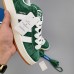 Dark Green Campus 00s Running Shoes-Green/White-3556147