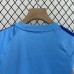 24/25 Kids Goalkeeper Real Madrid Blue Kids Jersey Kit short sleeve (Shirt + Short)-3706726