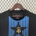 2024 Argentina pre-match uniform Black Blue Jersey Kit short sleeve-6077768