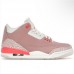 Air Jordan 3 Retro Rust Pink Running Shoes-Pink/White-9630833