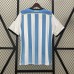 Retro 2014 Argentina Home White Blue Jersey Version Short Sleeve-6153182
