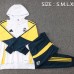 24/25 Real Madrid White Yellow Hooded Edition Classic Jacket Training Suit (Top+Pant)-4995340