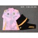 24/25 Real Madrid Pink Gray Edition Classic Jacket Training Suit (Top+Pant)-8553790