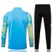24/25 Real Madrid Blue Yellow Edition Classic Jacket Training Suit (Top+Pant)-409153
