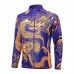 24/25 Real Madrid Purple Yellow Edition Classic Jacket Training Suit (Top+Pant)-785675
