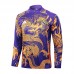 24/25 Real Madrid Purple Yellow Edition Classic Jacket Training Suit (Top+Pant)-3168487