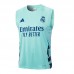 24/25 Real Madrid Light Green Training jersey Kit Sleeveless Vest (Vest + Short)-2730544