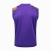 24/25 Real Madrid Purple Gold Training jersey Kit Sleeveless Vest (Vest + Short)-9786160