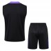 24/25 Paris Saint-Germain PSG Black Training jersey Kit Sleeveless Vest (Vest + Short)-418741
