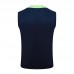 2024 Brazil Navy Blue Training jersey Kit Sleeveless Vest (Vest + Short)-9071554