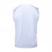 24/25 Real Madrid White Gray Training jersey Kit Sleeveless Vest (Vest + Short)-4711995