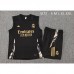 24/25 Real Madrid Black Training jersey Kit Sleeveless Vest (Vest + Short)-2613301
