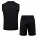 24/25 Real Madrid Black Training jersey Kit Sleeveless Vest (Vest + Short)-2613301